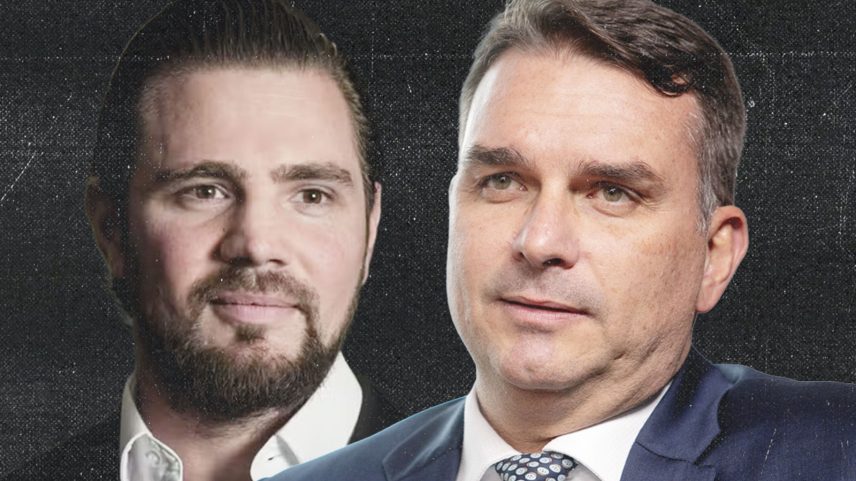 Vorcaro e Flávio Bolsonaro