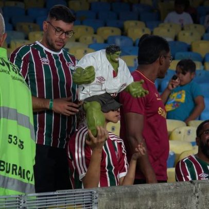 Hulkmania toma conta das arquibancadas do Fluminense, promete relação forte