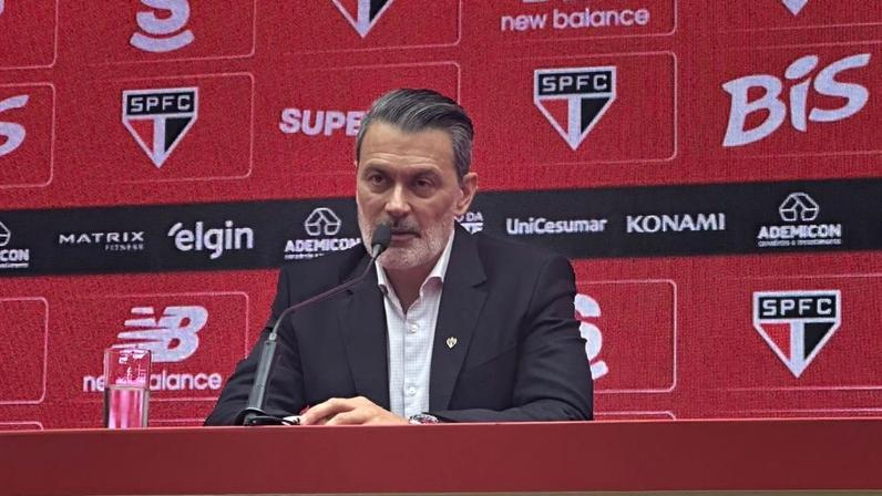 Rui Costa, executivo de futebol do São Paulo — Foto: Eder Traskini