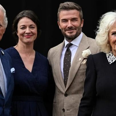 Charles III e Beckham se reencontram em tradicional mostra de flores em Londres