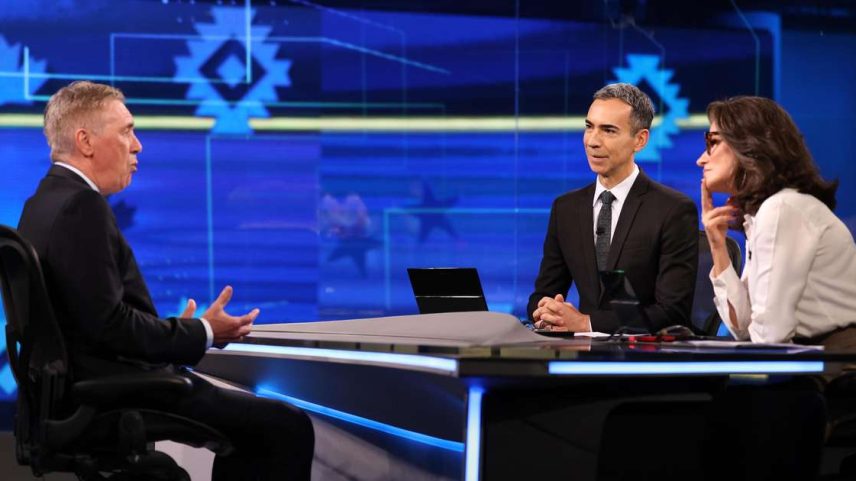 Carlo Ancelotti em entrevista ao Jornal Nacional, da Globo
