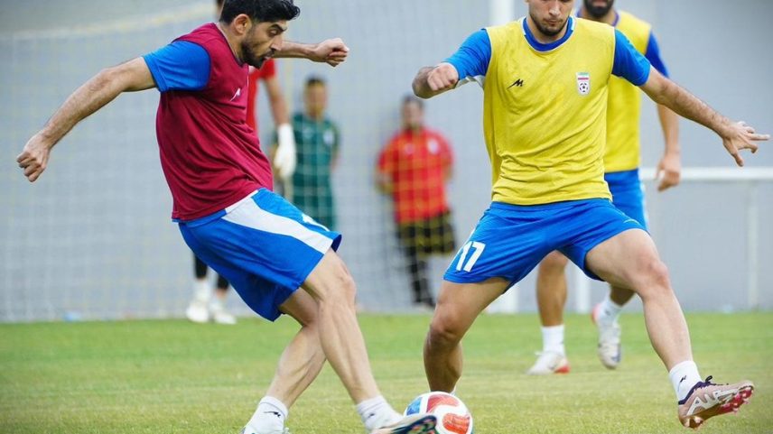 Seleção do Irã faz treino na Turquia — Foto: Federação Iraniana de Futebol