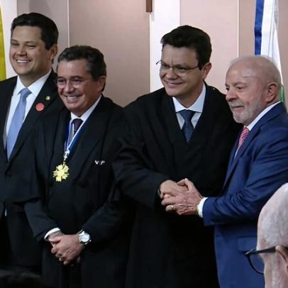 Posse de Odair Cunha no TCU reúne Davi Alcolumbre, Lula e Hugo Motta