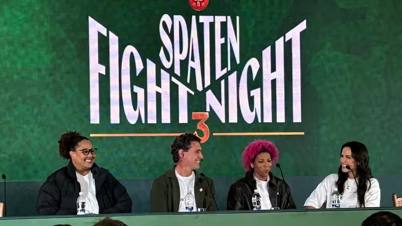Bia Souza e Rafaela Silva vão lutar no Spaten Fight Night 3 — Foto: Vitória Lemos