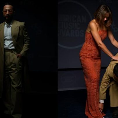 Chrissy Teigen enfrenta pequeno contratempo no AMAs 2026 e reage com bom humor