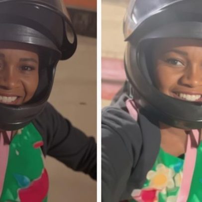 Grávida vai de moto sozinha para dar à luz na maternidade