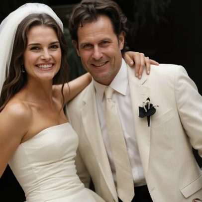 Brooke Shields celebra 25 anos de casamento com Chris Henchy e relembra história