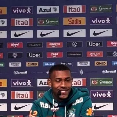 Rayan diz ter ficado nervoso ao conhecer Neymar na apresentação da Seleção