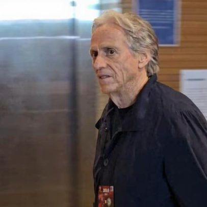 Jorge Jesus chega ao Maracanã para acompanhar Flamengo x Coritiba