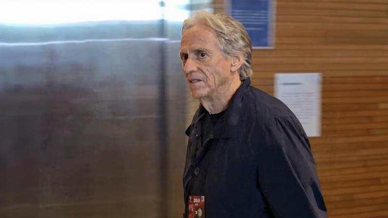 Jorge Jesus chega ao Maracanã para acompanhar Flamengo x Coritiba — Foto: Emanuelle Ribeiro