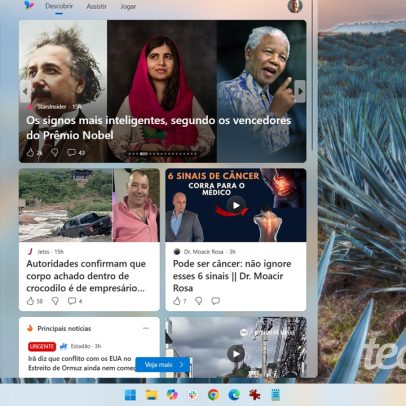 Microsoft promete widgets mais simples no Windows 11
