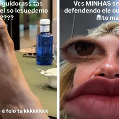 Virginia posta foto do pé de Vini Jr. e comenta: 'diz que o meu é feio'
