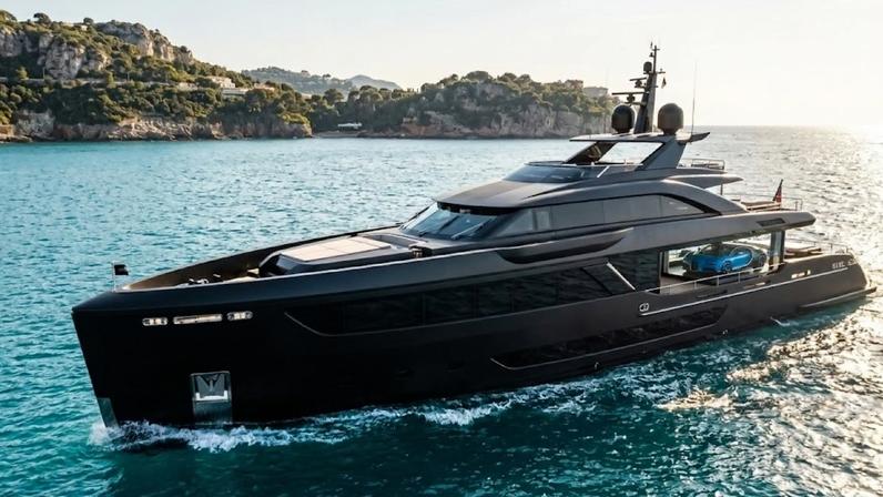 Apresentado no prestigiado Monaco Yacht Show, este gigante de 84,2 metros de comprimento redefine a engenharia naval de luxo