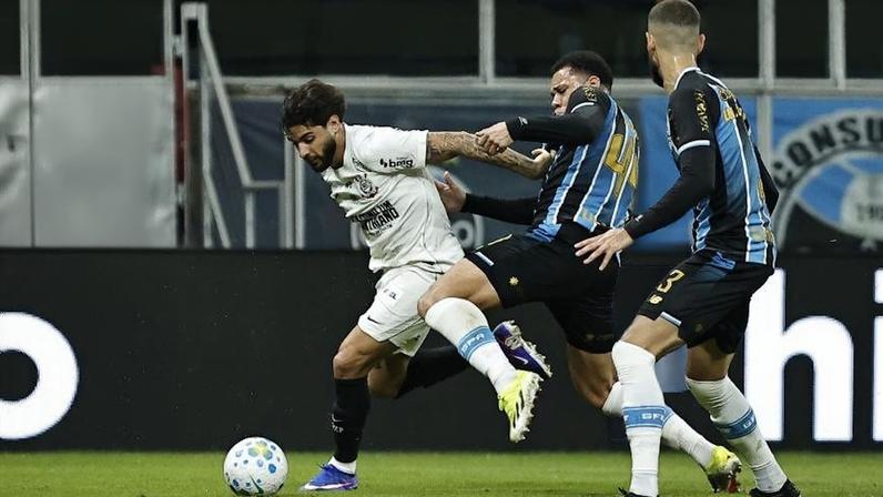 Yuri Alberto, do Corinthians, durante jogo contra o Grêmio, pelo Brasileirão