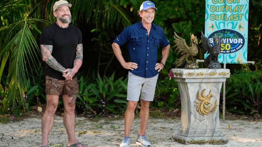 Country music star Zac Brown and 'Survivor' host Jeff Probst.