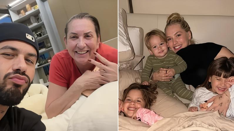 Zé Felipe chorou com mãe de Virginia antes de término da ex com Vini Jr.
