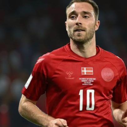 Eriksen passa mal e jogo entre Dinamarca e Ucrânia é interrompido