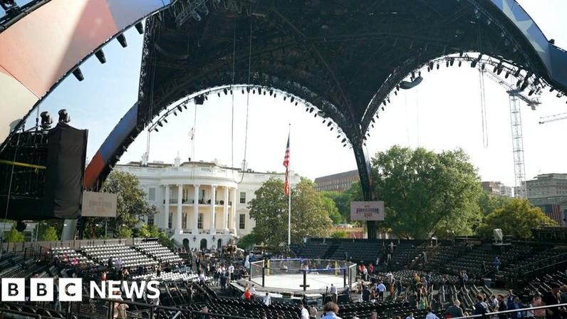 BBC visita arena da UFC na Casa Branca