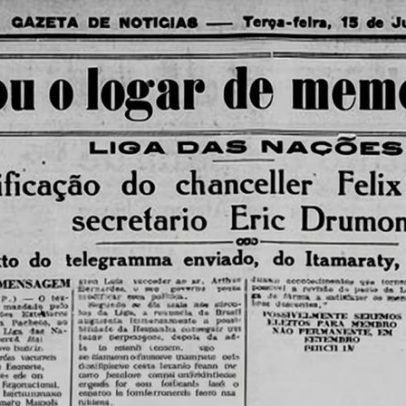 Há 100 anos, Brasil disputou vaga permanente na Liga das Nações