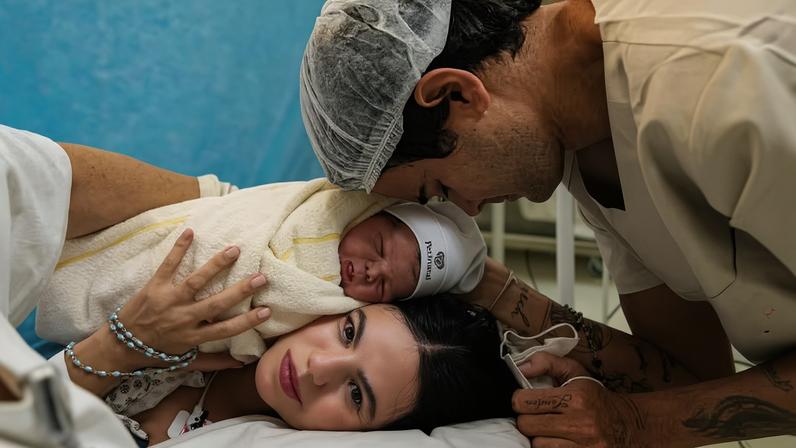 Sthefany Brito anuncia nascimento do terceiro filho, Filippo — Foto: Reprodução/Instagram