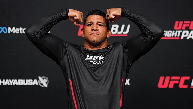 Gilbert "Durinho" Burns posa durante a pesagem oficial do UFC BJJ 9, dia 3 de junho de 2026. (Foto por Chris Unger/Zuffa LLC)