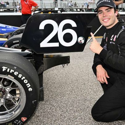 Hughes conquista pole em Illinois; Enzo Fittipaldi fica sem classificação