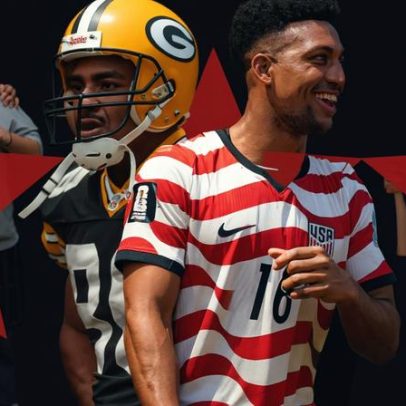 Alex Freeman estreia pela USMNT; Antonio Freeman, herói do Super Bowl, feliz