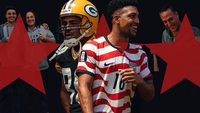 Alex Freeman estreia pela USMNT; Antonio Freeman, herói do Super Bowl, feliz