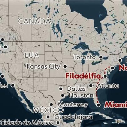 Brasil viajará mais de 1.700 km na fase de grupos da Copa, mostra mapa