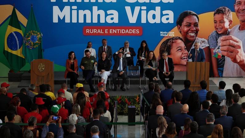 Brasília (DF), 12/06/2026 - O presidente da República, Luiz Inácio Lula da Silva, durante cerimônia de anúncio da seleção de moradias do programa Minha Casa, Minha Vida nas modalidades Rural e Urbano. Foto: Valter Campanato/Agência Brasil