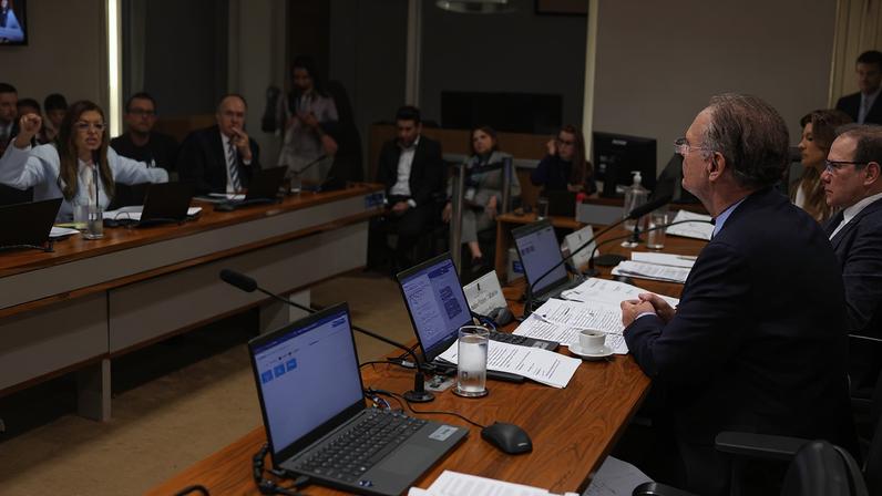 A Comissão de Assuntos Econômicos (CAE) do Senado durante audiência pública para ouvir o presidente do Banco de Brasília (BRB), Nelson Antônio de Souza. Foto Lula Marques/Agência Brasil.