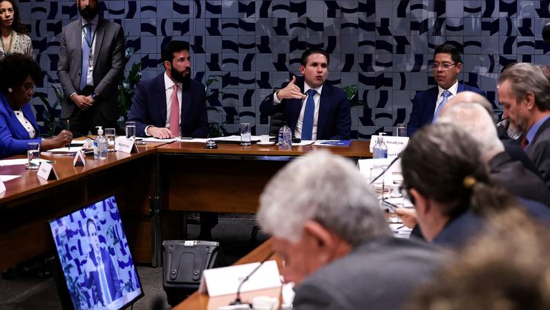 Brasília – DF – 16/06/2026 – Presidente da Câmara dos Deputados, Hugo Motta, durante reunião de líderes da Câmara dos Deputados.