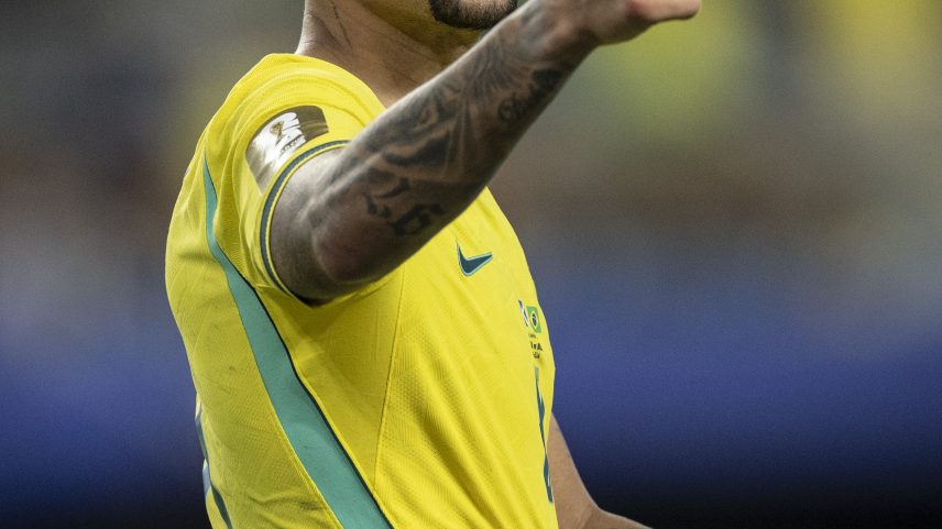 Bruno Guimarães em Brasil x Escócia — Foto: Ricardo Nogueira