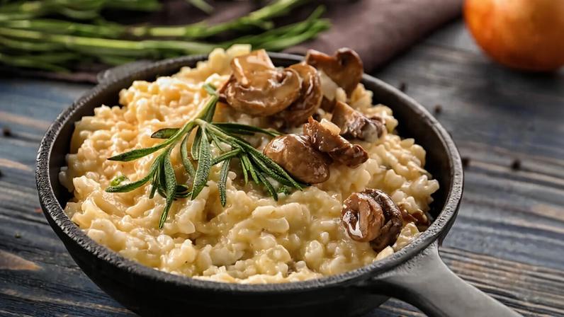 Risoto de cogumelo