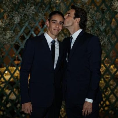 Kaká comemora maioridade do filho Luca com homenagem; Carol Leite comenta clone