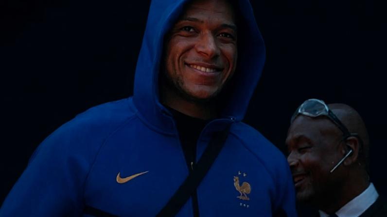 Mbappé em duelo contra a Colômbia –