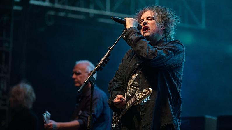 Robert Smith em show do The Cure