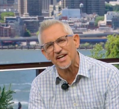 Lineker faz participação como apresentador na cobertura da Copa pela ITV