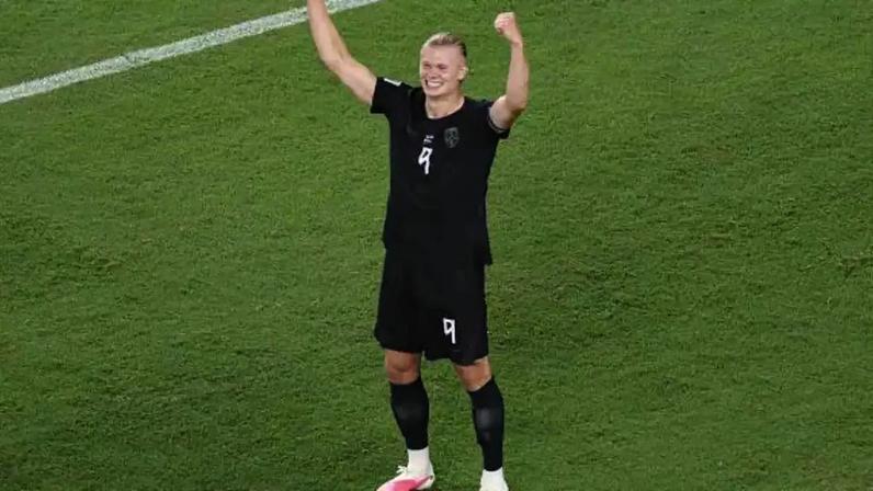 Pedersen abriu o placar para a Noruega após um primeiro tempo muito equilibrado contra Senegal –