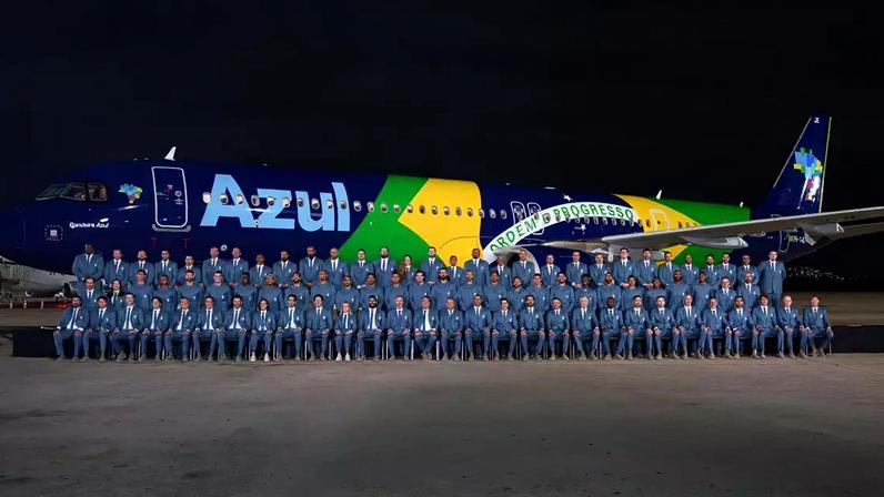 Delegação da Seleção Brasileira rumo aos EUA para a Copa do Mundo