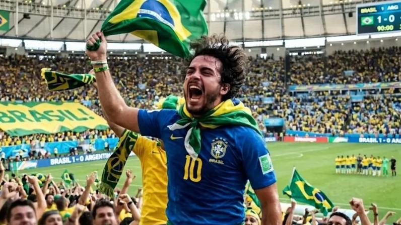A psicologia explica explosão de torcedores na hora do gol do Brasil na Copa do Mundo: 'Cascata de respostas fisiológicas e emocionais'.