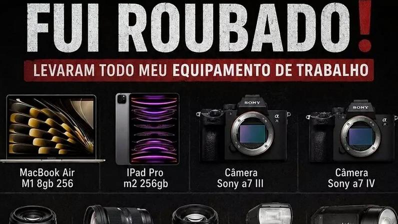 Juntos por um novo Recomeço: Vanessa e Juliano superam furto de equipamentos de fotografia