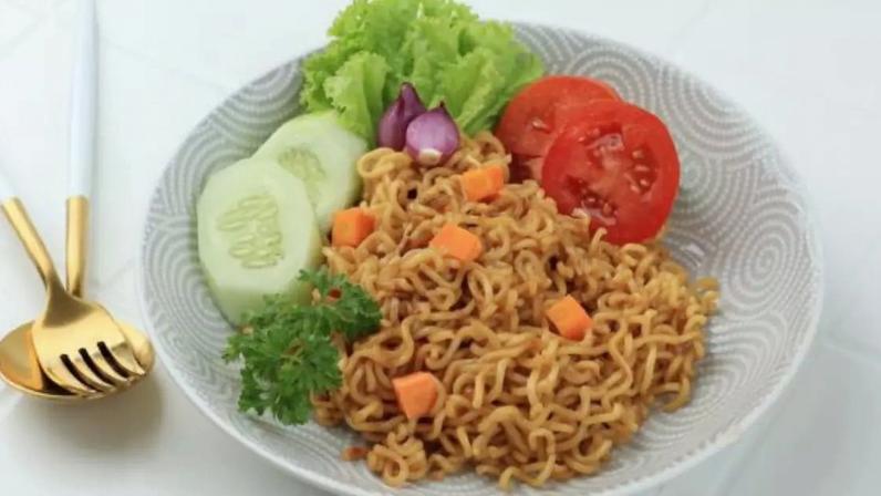 Macarrão instantâneo saudável.