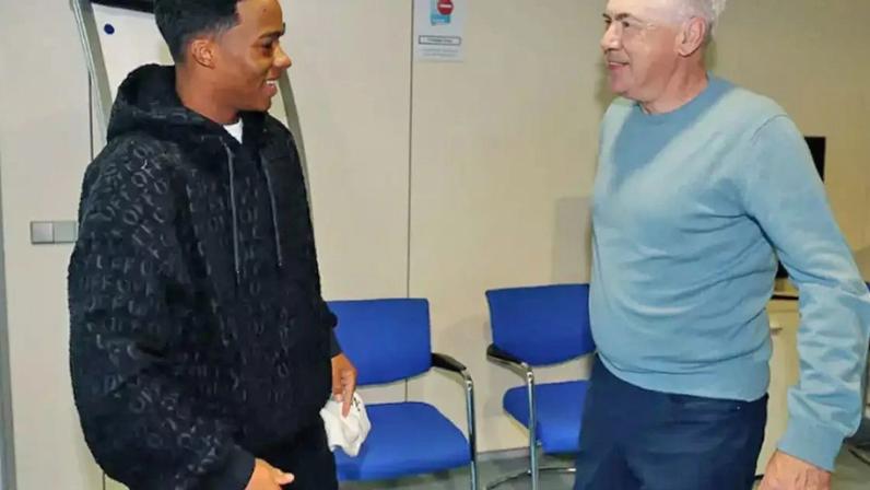 Endrick e Carlo Ancelotti “estrelam” esquete feita por IA nas redes sociais – Divulgação