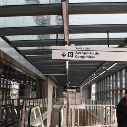 Nova estação de monotrilho para Congonhas deve abrir até o fim do mês