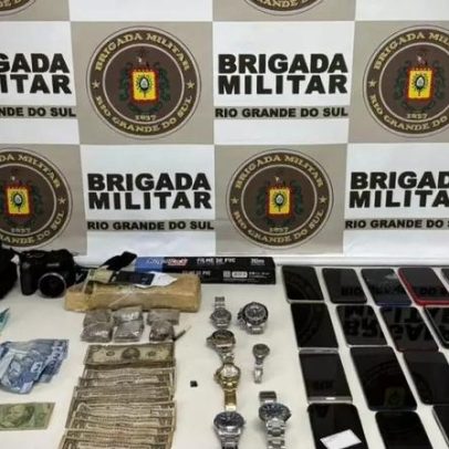 Patrulhamento de rotina prende quatro por tráfico em Porto Alegre