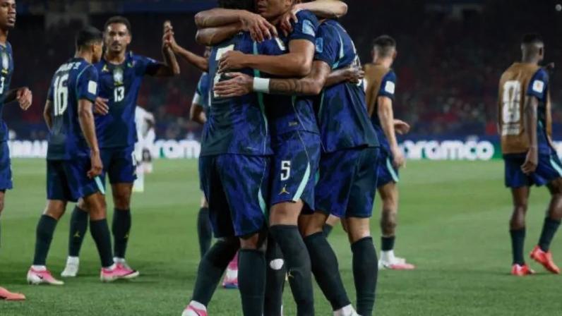 Vini Jr teve participação nos três gols do Brasil contra o Haiti.