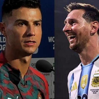 Ronaldo se irrita com pergunta sobre Messi e corta jornalista após goleada