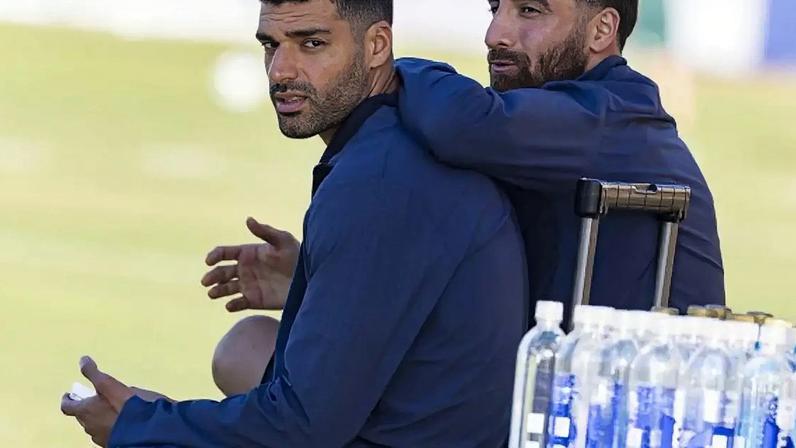 Taremi em ação contra a Bélgica –