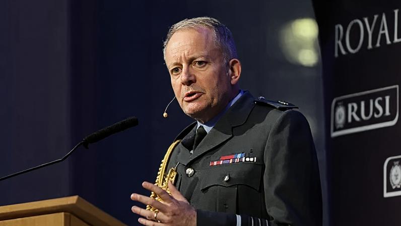 Reino Unido vive o período mais perigoso do que já conheço, diz chefe militar